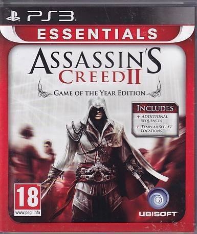Assassins Creed II - Essentials - PS3 (B Grade) (Genbrug)